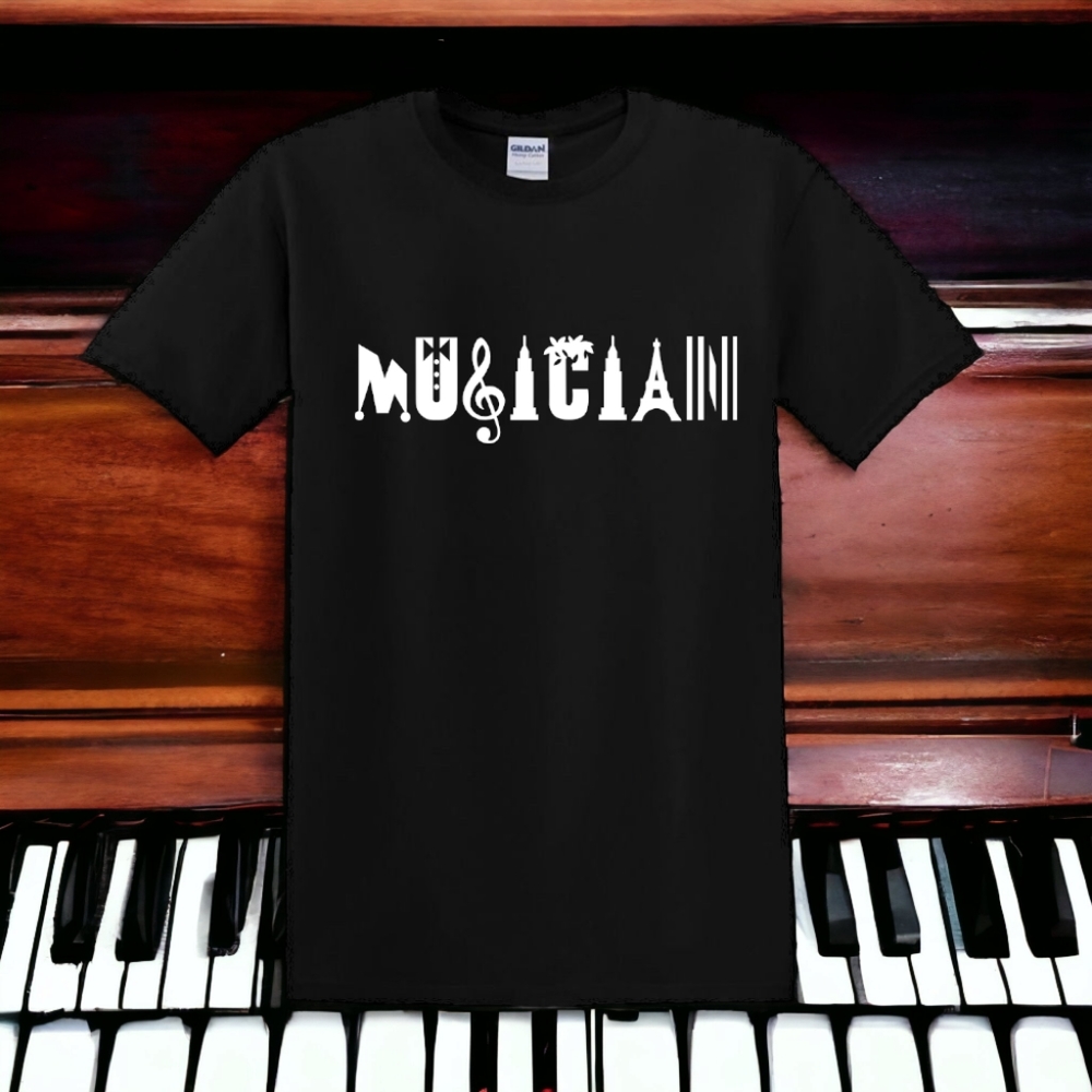 Musician t shirt size xl